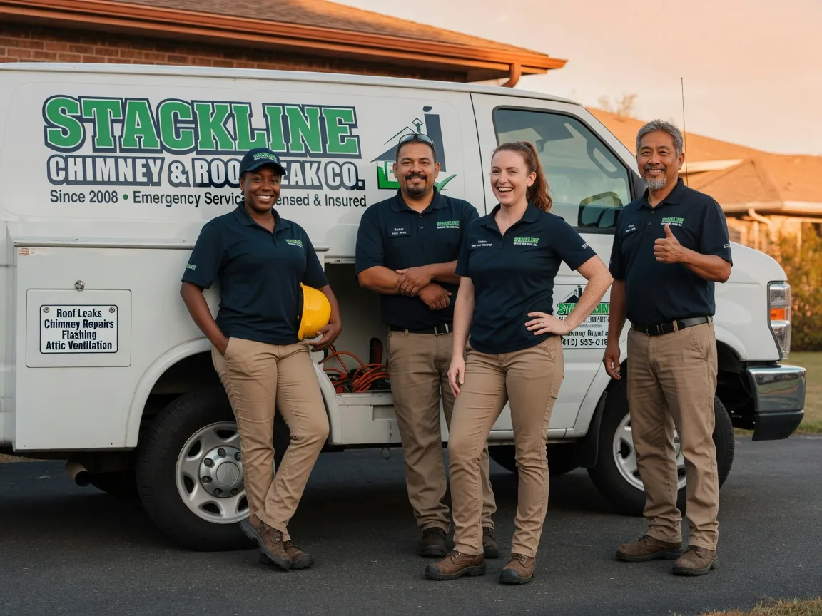 Chimney flashing repair company in Deerfield, MO